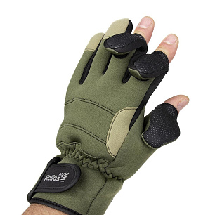 Перчатки рыбацкие HELIOS FISHER HS-HY-D13